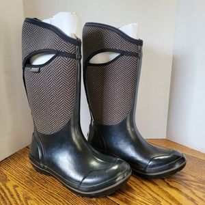 Women's Boggs Waterproof Boots NEW Size 9 Herringbone